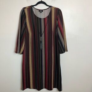 NWOT Women’s Tacera Size 1X Dress Color Multicolors